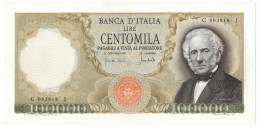 100000 LIRE FUORI SERIE DICHIARATE A. MANZONI SENZA FIBRILLE 19/07/1970 QSPL - Altri & Non Classificati