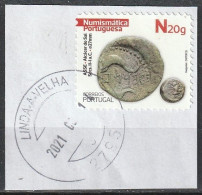 Fragment - Postmark - LINDA-A-VELHA 2021 -|- Mundifil, 5230 . Autocollant - Usati