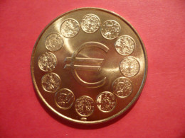 Splendide Médaille Monnaie De Paris Logo EURO 1998 SPL . Belle Qualité. - Sin Fecha