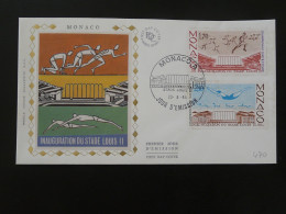 FDC Natation Swimming Inauguration Stade Louis II Monaco 1985 - Natation