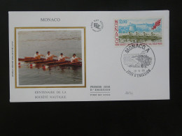 FDC Aviron Rowing Monaco 1988 - Remo