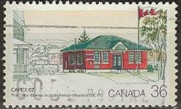 CANADA 1987 Capex '87 International Stamp Exhibition, Toronto. Post Offices - 36c. - Nelson-Miramichi, New Brunswick FU - Gebruikt