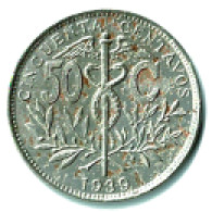 BOLIVIE / 50 CENTAVOS / 1939 / 8.39 G / 29 Mm - Bolivië