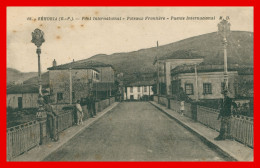 * BEHOBIA - Pont International - Poteaux Frontière - BEHOBIE - Douanier - Animée - 49 - Edit. M.D. - DELBOY - Béhobie