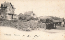 BELGIQUE - Yvoir - Un Quartier De Fidevoye - La Meuse - Carte Postale Ancienne - Yvoir