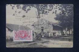 HAUT SÉNÉGAL ET NIGER - Affranchissement De Kayes Sur Carte Postale En 1914  - L 148297 - Brieven En Documenten