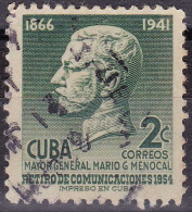 Cuba YT 426 Mi 454 Année 1955 (Used °) Major Général Mario G. Menocal - Usati