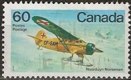 CANADA 1982 Canadian Aircraft. Bush Aircraft - 60c. - Noorduyn Norseman FU - Gebraucht