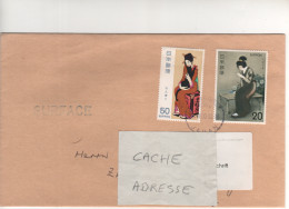 Timbres , Stamps "  Costumes Traditionnels " Sur Lettre Complète , Cover , Mail Du 23/07/2000 - Storia Postale