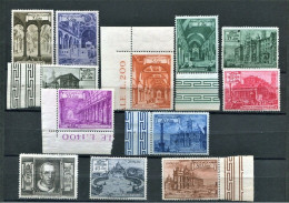 VATICANO 1949 BASILICHE SERIE CPL. 12 V. ** MNH - Ongebruikt