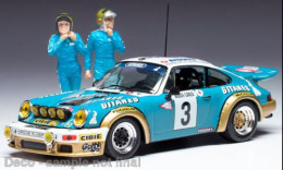 Porsche Carrera RS - 1st Rally Monte-Carlo 1978 #3 - Jean-Pierre Nicolas/V. Laverne - Ixo + 2 Figurines - Ixo