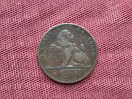 BELGIQUE Monnaie 5 Cts 1851 Assez Rare - 5 Centimes