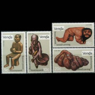 VENDA 1980 - Scott# 24-7 Wood Carvings Set Of 4 MNH - Venda