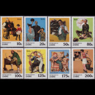 ZAIRE/CONGO DR. 1981 - #1005-12 Rockwell Illustrations Set O - Sonstige & Ohne Zuordnung