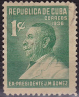 Cuba YT 229 Mi 118 Année 1936 (Used °) Président José-Miguel Gomez - Usados