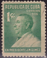 Cuba YT 229 Mi 118 Année 1936 (Used °) Président José-Miguel Gomez - Gebruikt