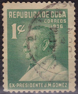 Cuba YT 229 Mi 118 Année 1936 (Used °) Président José-Miguel Gomez - Usados