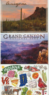 GRAND CANYON - ARIZONA - INDIANA - 3 POSTCARDS (NEW) UNCIRCULATED - Grand Canyon