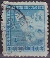 Cuba YT B18 Mi Z17 Année 1952 (Used °) Enfant - Tuberculose - Beneficenza