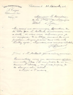 Lettre En-tête Hôtel Moderne & Du Faisan à Chateauroux Indre L.Toizier Propriétaire En 1912 - Artesanos