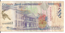 SURINAME 5000 GULDEN 1999 VF P 143 B - Surinam