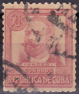 Cuba YT 182 Mi 46 Année 1917 (Used °) Politicien - Antonio Maceo - Oblitérés