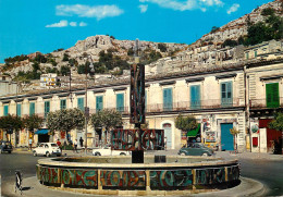 Postcard Italy Marina Di Modica Fontana E Piazza Corrado Rizzone - Modica