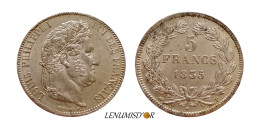 LOUIS PHILIPPE 5 FRANCS 1835 T Nantes - 5 Francs