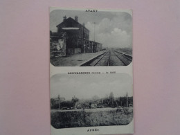 80 - Somme - Breuvaignes - La Gare - Double Vues - Avant Et Après Guerre - - Beuvraignes