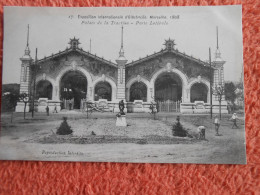 Cpa  Marseille Exposition Internationale Electricité 1908 - Exposición Internacional De Electricidad 1908 Y Otras