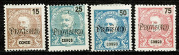 Congo, 1902, # 42/5, MNG And Used - Portugiesisch-Kongo