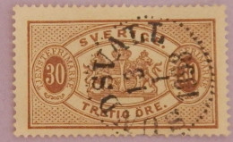 SUEDE SERVICE YT 9 OBLITERE ANNÉES 1881/1896 - Dienstzegels