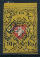 O Svájc 1850 Mi 8 (Mi EUR 130,-) (papírránc / Paper Crease) - Sonstige & Ohne Zuordnung