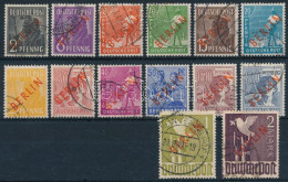 O Berlin 1949 Mi 21-34 (Mi EUR 900,-) Garancia Nélkül / No Guarantee - Altri & Non Classificati