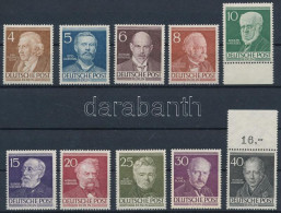 **, * Berlin 1952 Mi 91-100 (**Mi EUR 130,-) (5Pf Falcos / Hinged) - Autres & Non Classés