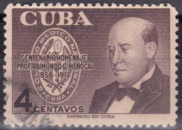 Cuba YT 444 Mi 516 Année 1956 (Used °) Médecin - Raymond G. Menocal - Usados