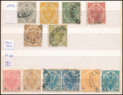 O 1879 1kr, 2kr, 3kr, 5kr, 15kr és 20kr + 1901 Sor (~12.400) - Altri & Non Classificati