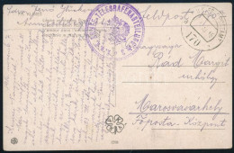 1916 Tábori Posta Képeslap "K.u.k. ARMEE-TELEGRAFENABTEILUNG Nr. 3." + "FP 170" - Other & Unclassified