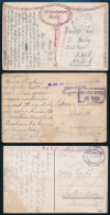 1917-1918 3 Db I. Világháborús Tábori Posta Képeslap - Other & Unclassified