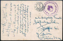 1916 Tábori Posta Képeslap "S.M.S. FRANKOPAN" - Otros & Sin Clasificación