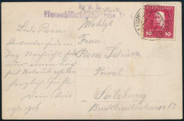 1916 Tábori Posta Képeslap "K.u.k. Flusschiffartskompagnie Nr. 4" - Otros & Sin Clasificación