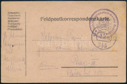 1916 Tábori Posta Levelezőlap "K.u.K. Schiffsstationkommando Schkodra" - Other & Unclassified