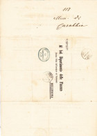 1875 Amtsformular Aus Carabbia Ans Finanzamt Bellinzona - ...-1845 Vorphilatelie