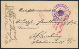 1916 Tábori Posta Levelezőlap "K.U.K. KRIEGSMARINE S.M.S. SLAVIJA" - Other & Unclassified