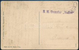 1917 Tábori Posta Képeslap "S.M. Dampfer Vodice" - Other & Unclassified