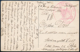 1917 Tábori Posta Képeslap "S. M. D. CIRKVENICA" - Autres & Non Classés
