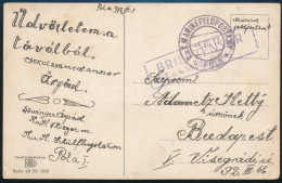 1917 Tábori Posta Képeslap "K.u.k. Schulflugstation" - Other & Unclassified