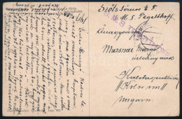 1917 Tábori Posta Képeslap "S.M.S. TEGETTHOFF" - Andere & Zonder Classificatie