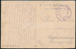 1918 Képeslap / Postcard "K.u.k. Luftfahrtruppen Fliegerkompagnie Nr. 50" + "FP 374" - Otros & Sin Clasificación