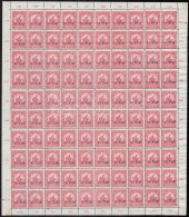 ** 1919 Hadisegély 45f/10f Hajtott Teljes ív, Elfogazással / Mi 2 Folded Complete Sheet. Signed: Bodor - Other & Unclassified